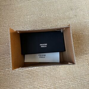 Phoebe Philo Peak Sunglasses Black Acetate New In Box